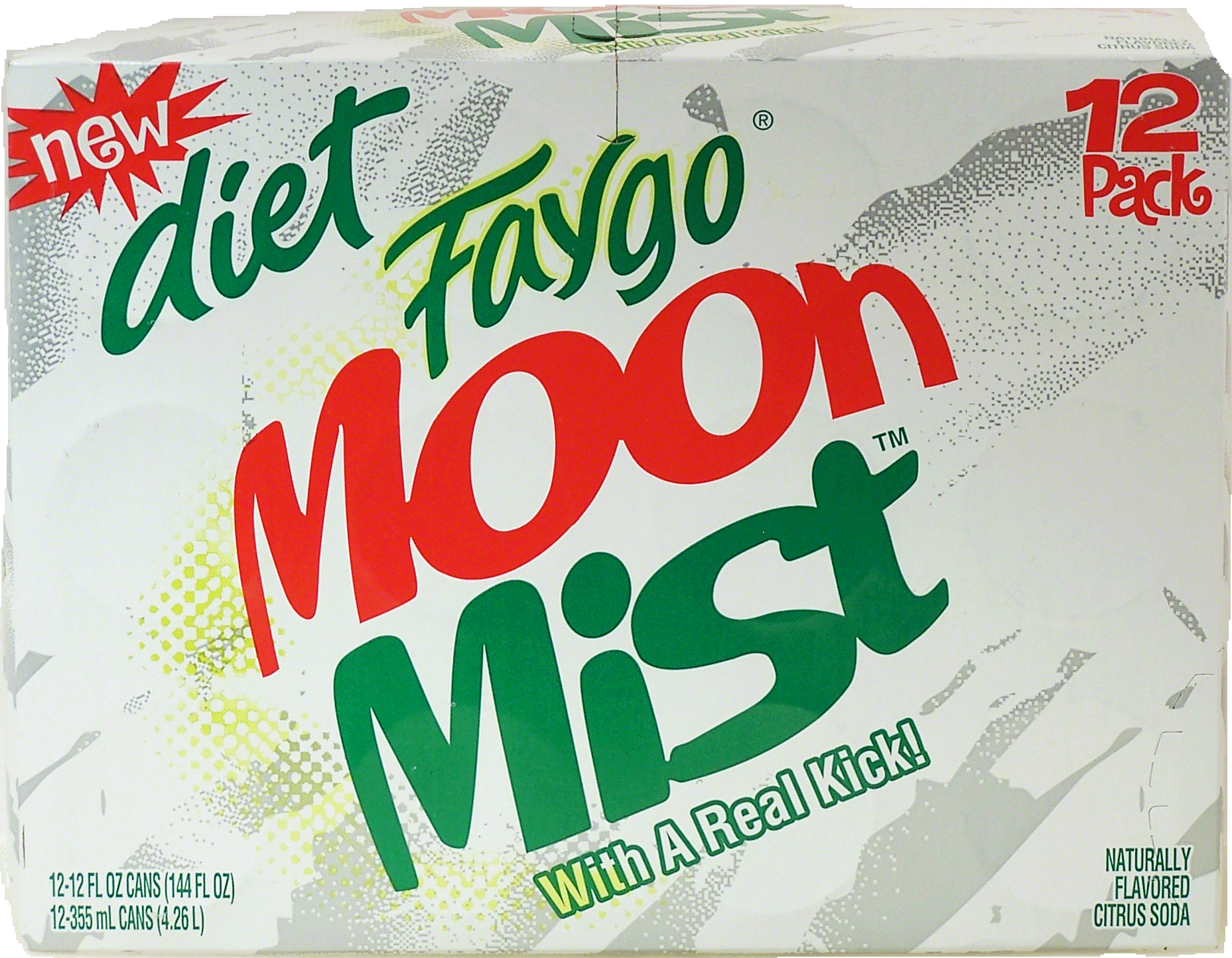 Faygo&nbsp;Moon Mist&nbsp;diet citrus soda pop, 12-fl. oz. cans Full-Size Picture